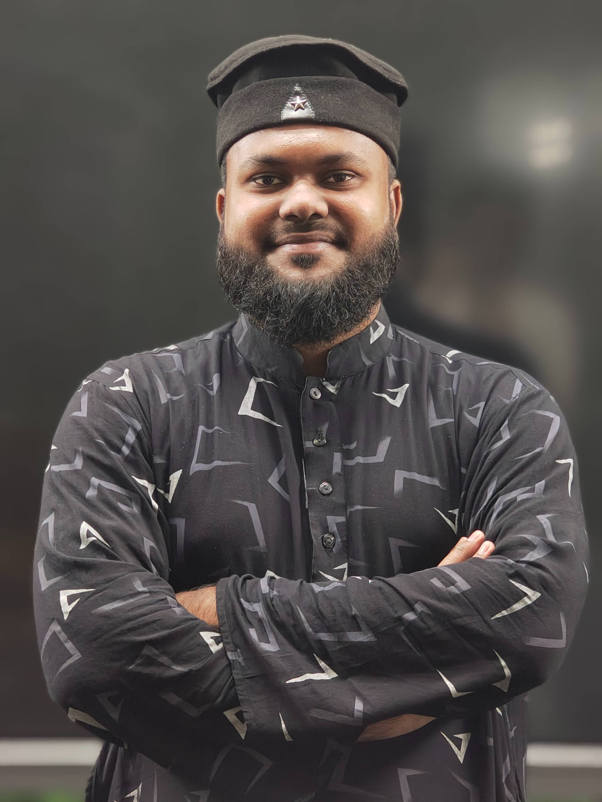 Portrait of Abuzar Ahmed, Lead Marketing Officer